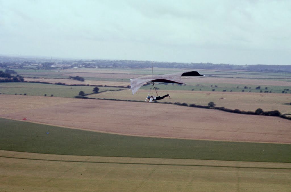 Bob Wills on the black Swallowtail from the Skyriders film
