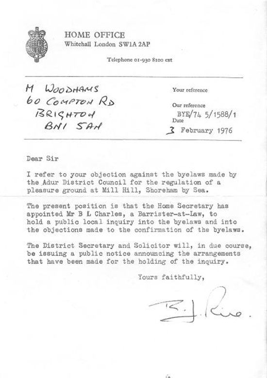 British Hang Gliding History Mark Woodhams Received This Letter From 